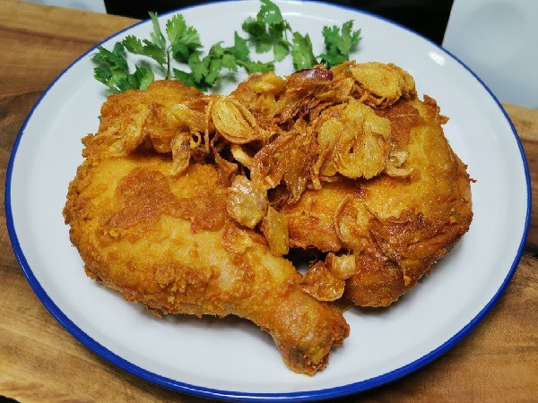 ไก่ทอด+ข้าวเหนียว